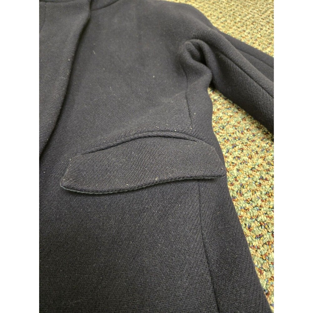 J.Crew Stadium Cloth by Nello Gori Wool Coat – Navy – Women’s 4 - Picture 12 of 15